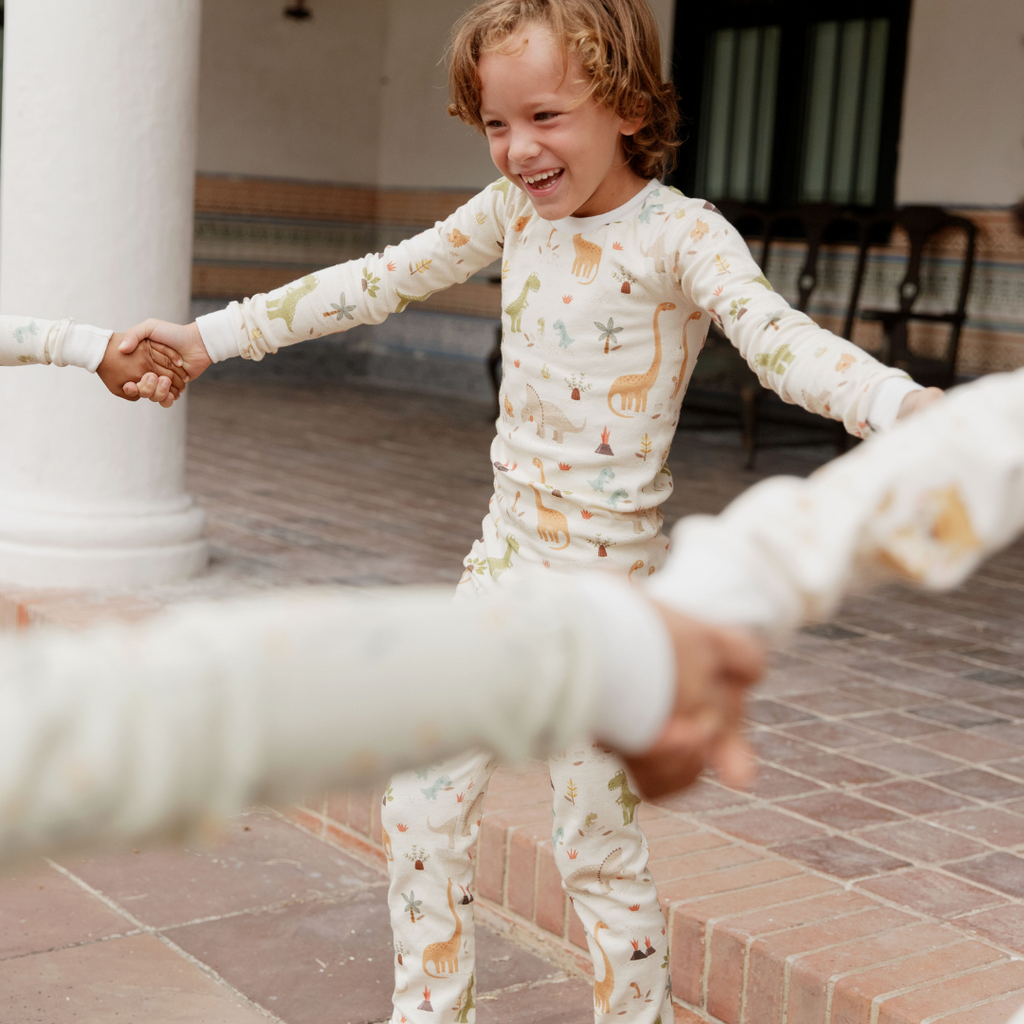 Boys Dinosaur Organic Pajamas