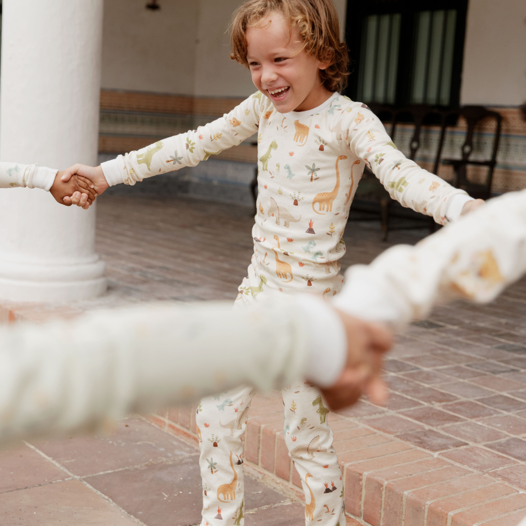 Boys Dinosaur Organic Pajamas