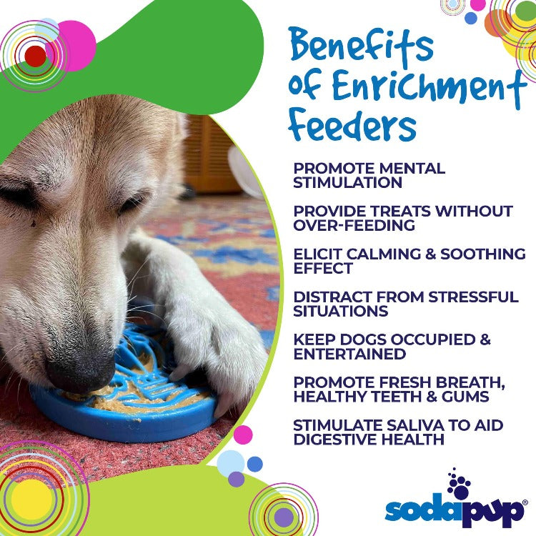 Air Nylon eCoin Lick Mat for Dogs - Durable Enrichment Toy | USA Made