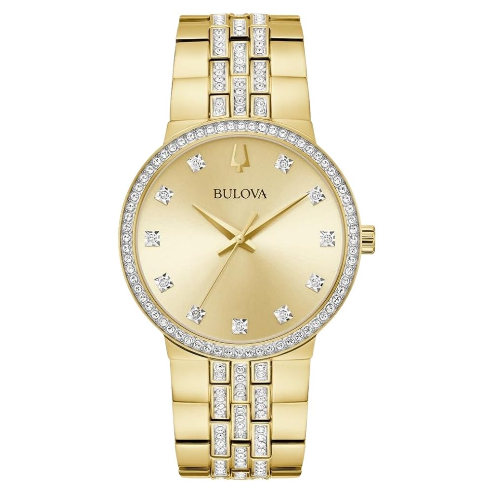 Bulova Men's Crystal Gold