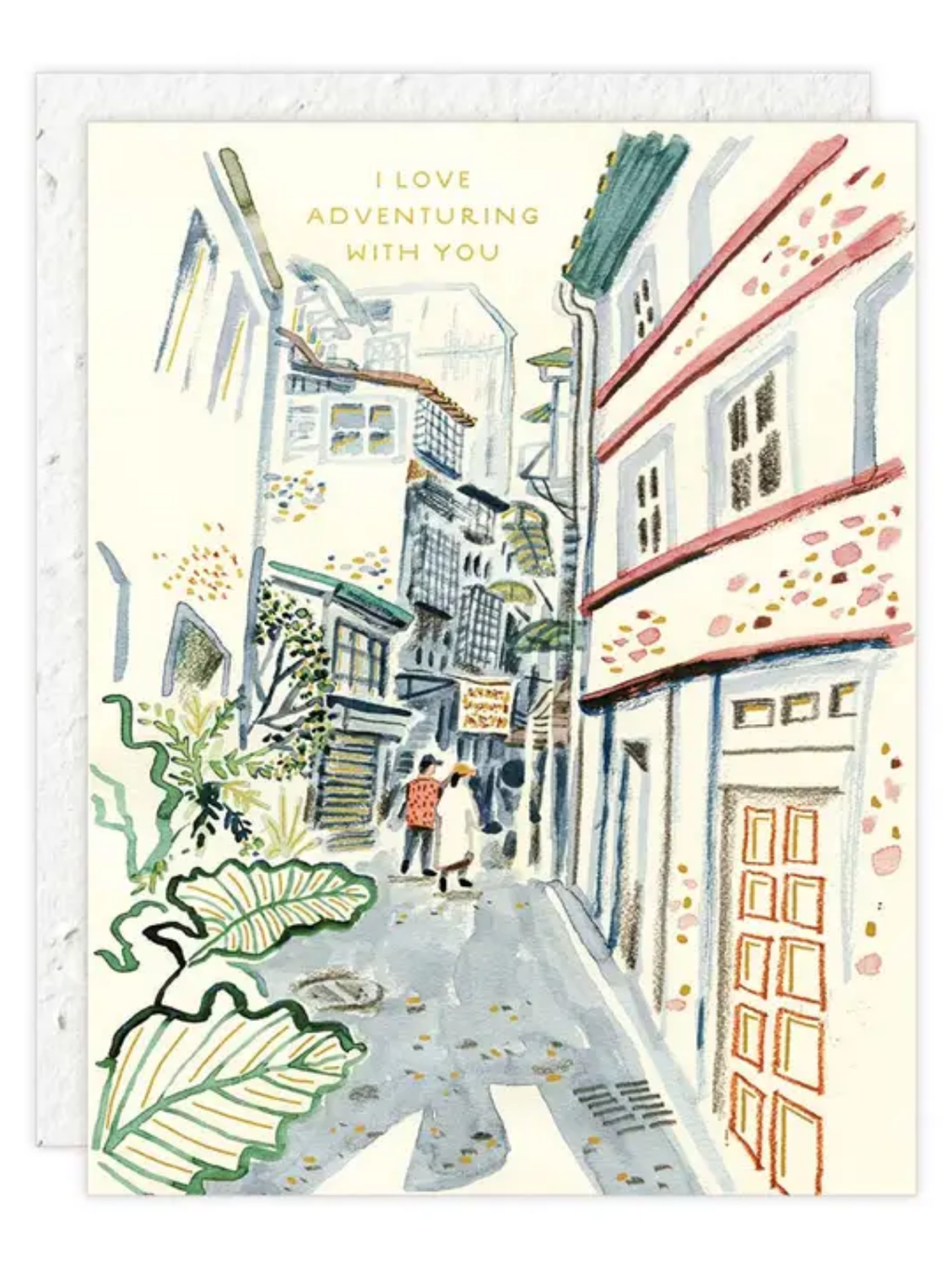 Adventuring with You - Seeded Love Card