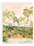 Beach Lovers Wedding - Seeded Nupitals Card