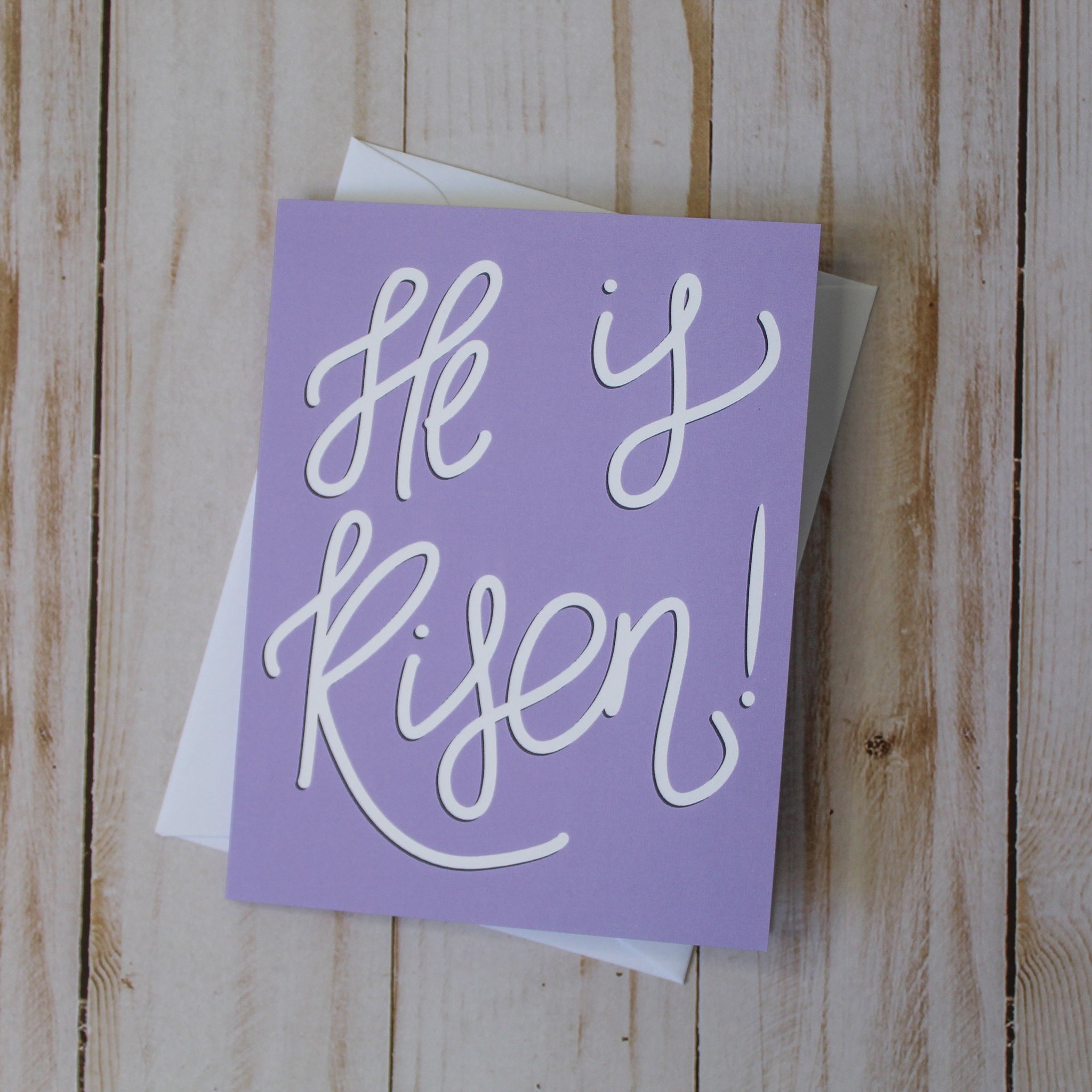 He Is Risen! Card with Envelope | Christian Easter Card