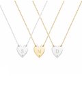 Mijal Initial Classic Heart Necklace