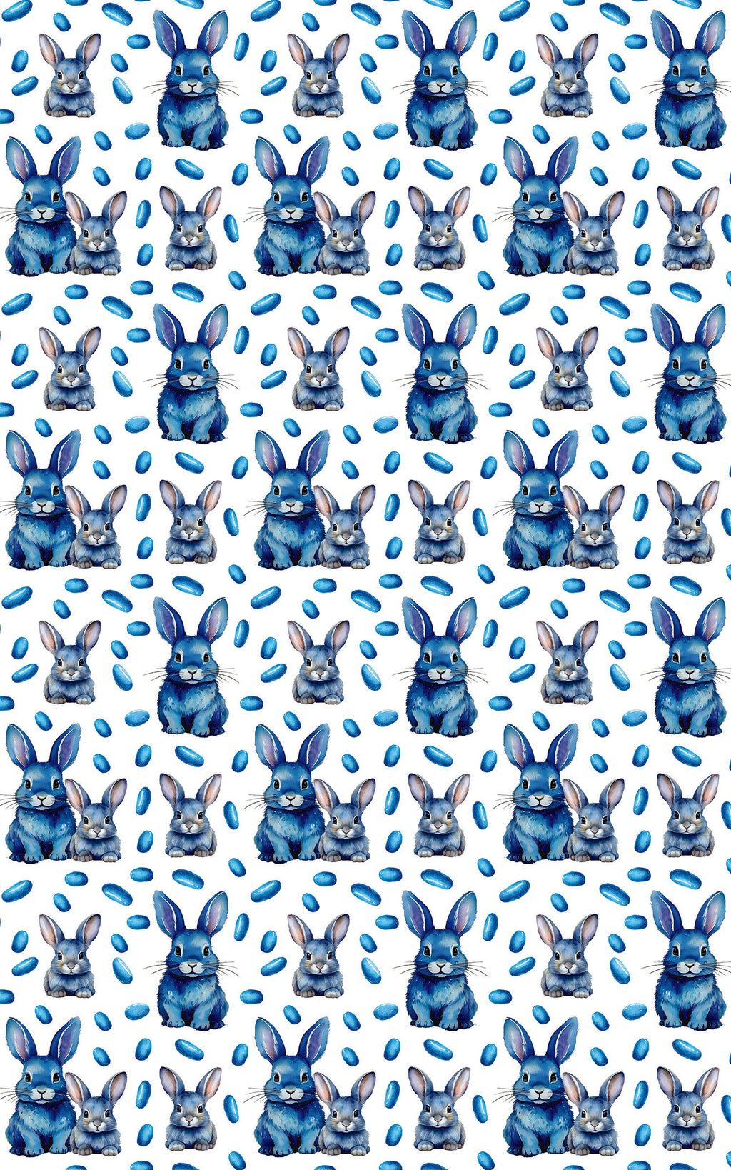 Bunnies and Beans - Blue