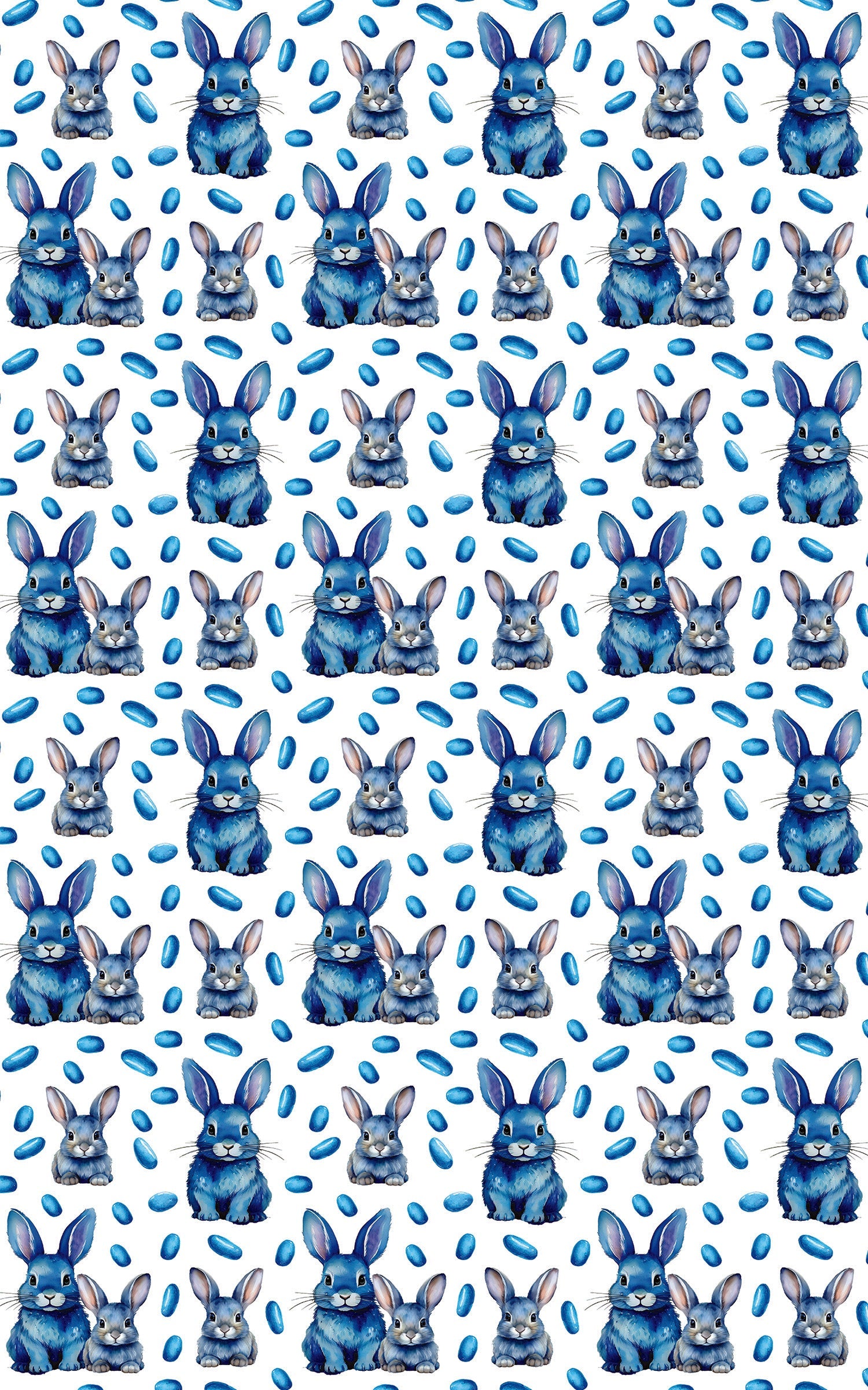 Bunnies and Beans - Blue