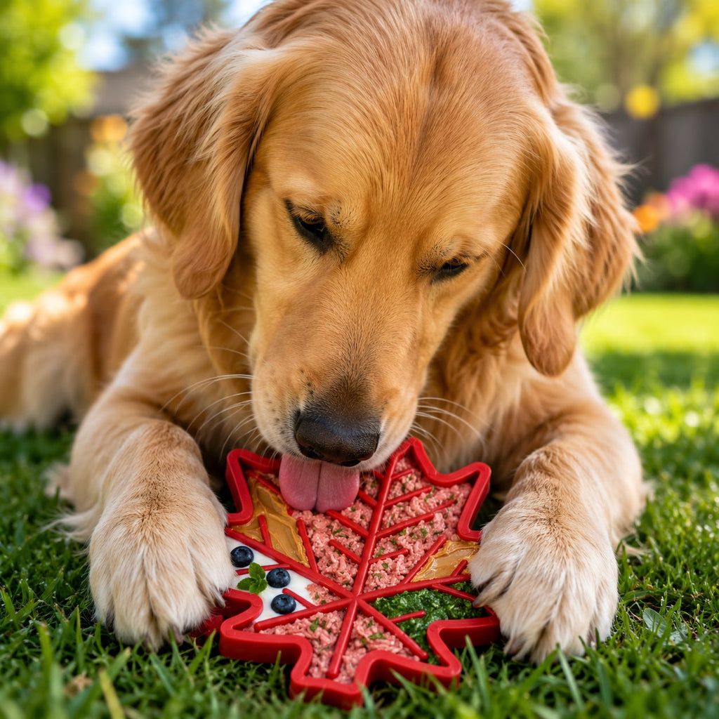Canadian Maple Leaf Nylon Dog Chew Toy - Indestructible | USA Made