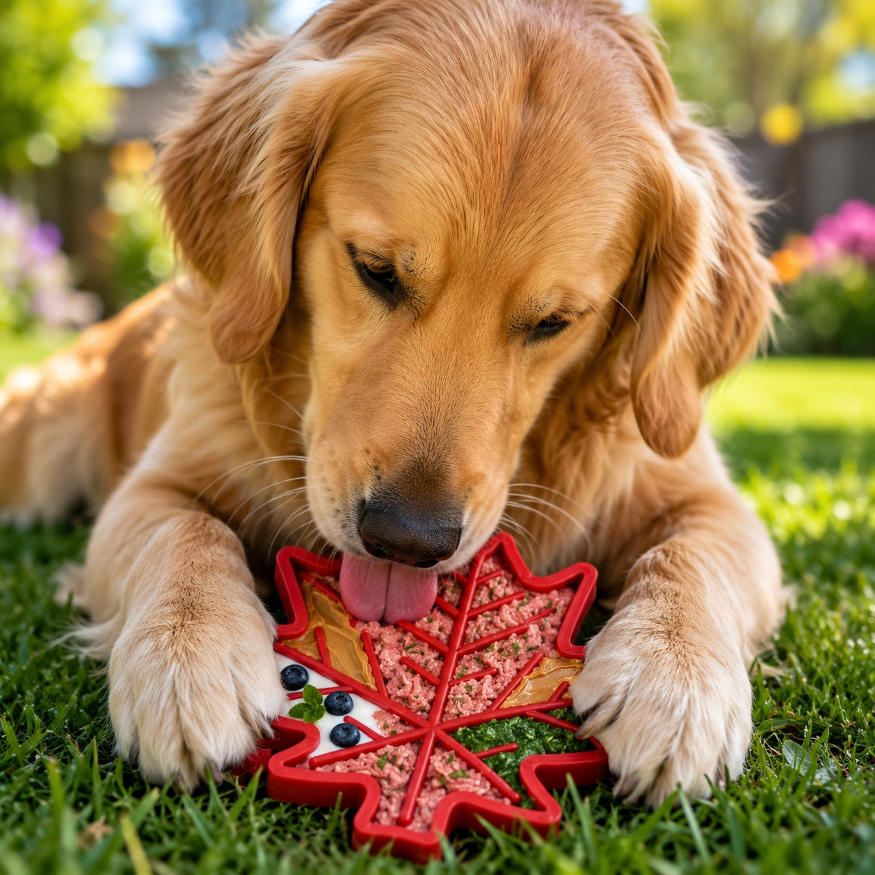 Canadian Maple Leaf Nylon Dog Chew Toy - Indestructible | USA Made