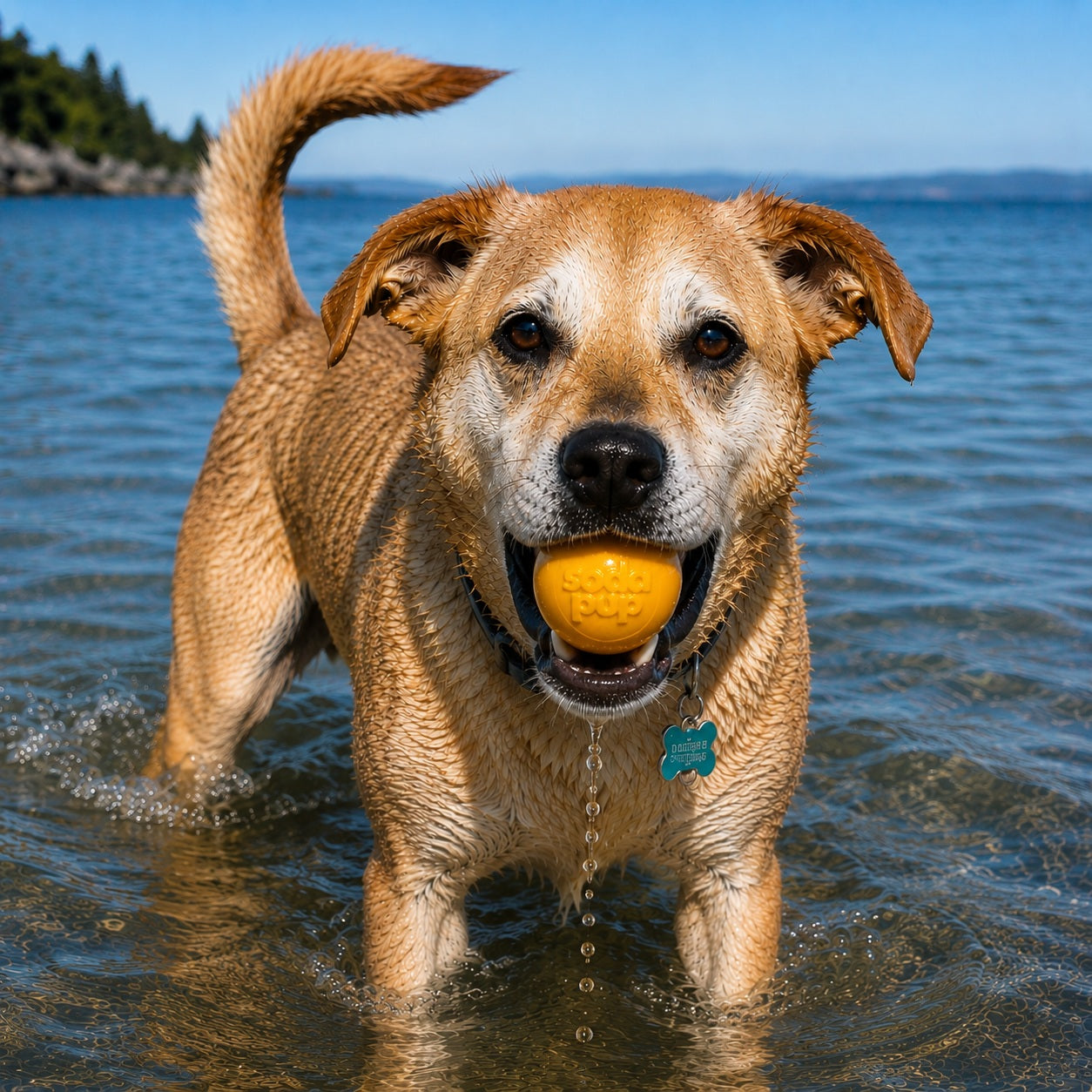 Squeak Ball - Durable Squeaky Dog Toy | USA Made