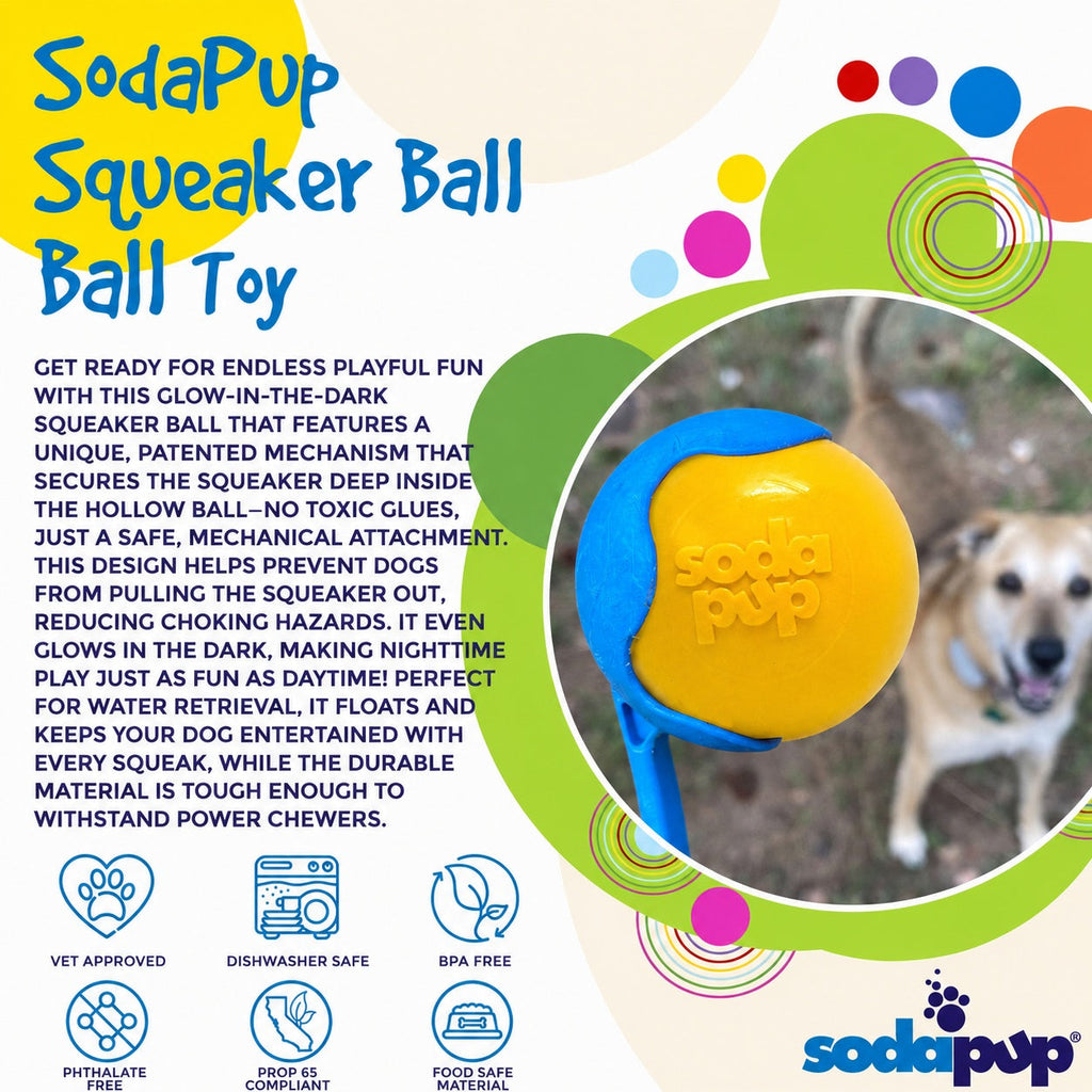 Squeak Ball - Durable Squeaky Dog Toy | USA Made