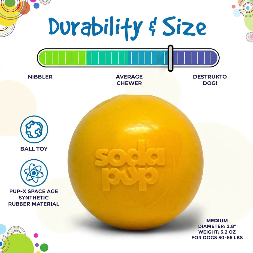 Squeak Ball - Durable Squeaky Dog Toy | USA Made