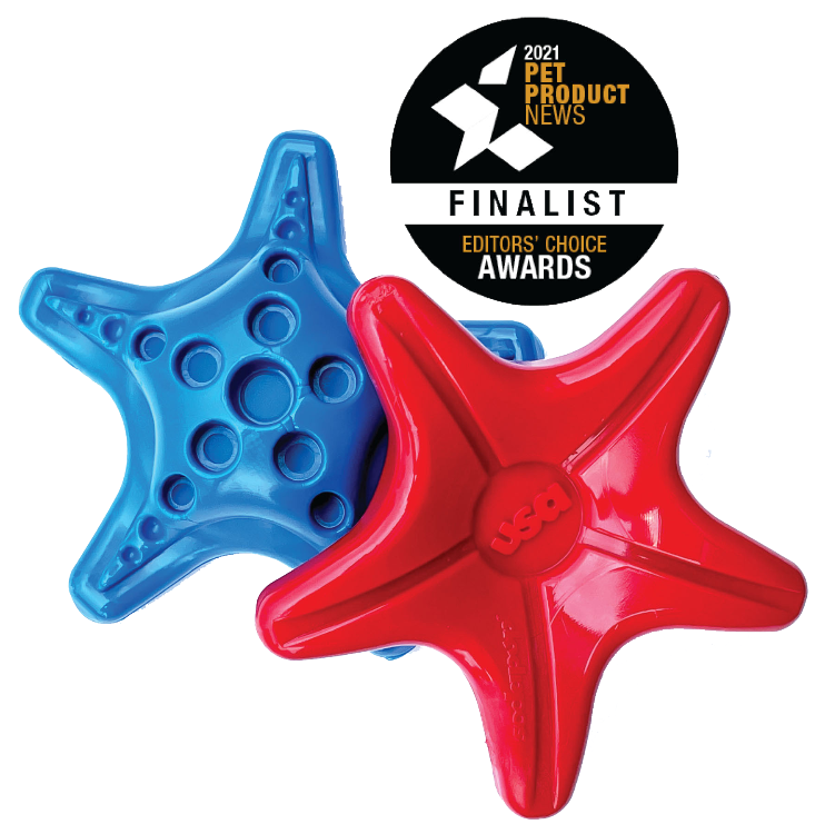 Starfish Nylon Dog Chew Toy for Aggressive Chewers | USA Made