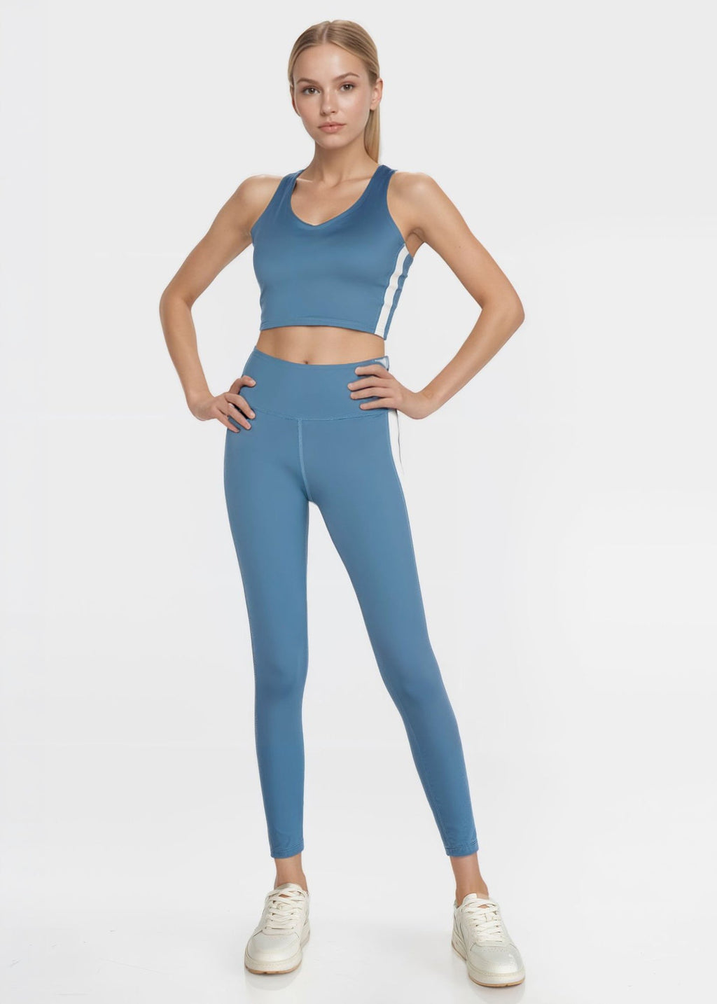 Side Split Crop Top Made in USA