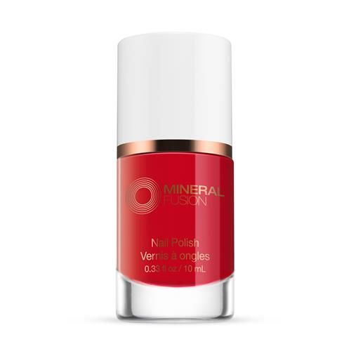 Mineral Fusion Nail Polish, Bright Red, Fast N Fabulous Fast ‘N Fabulous 0.33 Fl Oz
