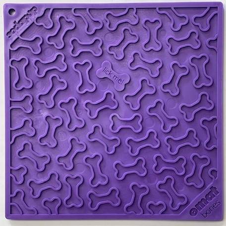 Bones eMat - Enrichment Lick Mat for Dogs and Cats | eMat Enrichment Toy for Anxiety Relief | USA Made